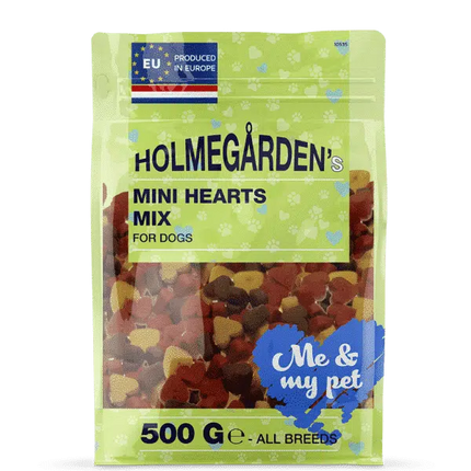 Holmegården - Semi-moist hjerter, 500g (BF 31/12)