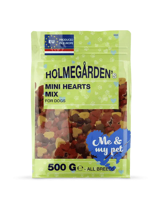 Holmegården - Semi-moist hjerter, 500g (BF 31/12)