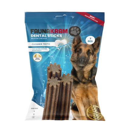 Faunakram - Kornfri Dental Sticks 7 stk. - Large (BF 1/5-25)