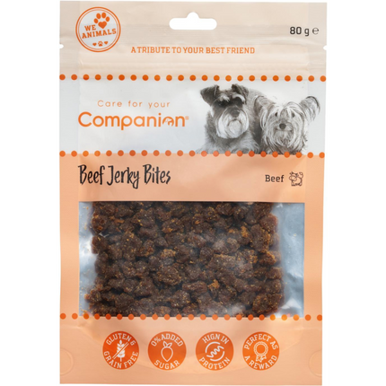 Companion - Jerky bites m. oksekød, 80g