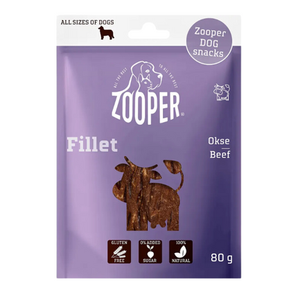 Zooper - Okse Fillet, 80g. (BF. 31/7-25)