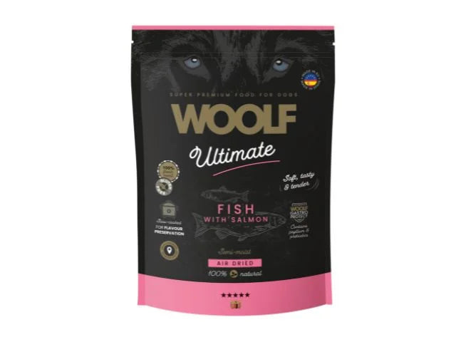 Woolf - Ultimate Semi-Moist Foder 1kg, Fisk