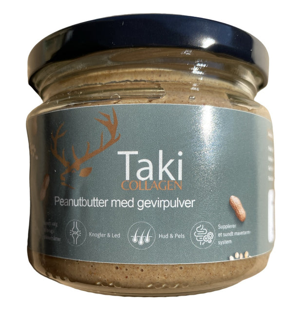 Taki Collagen - Peanutbutter m. gevirpulver 300g
