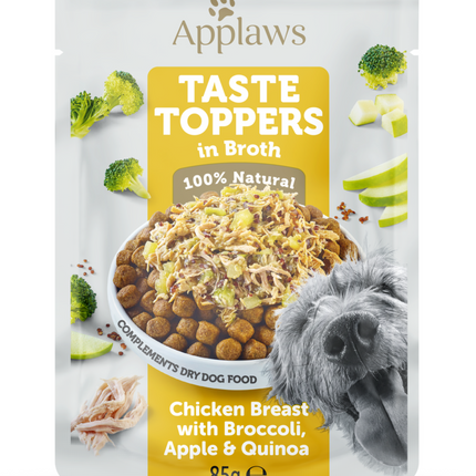 Applaws Taste Toppers - m. kylling, broccoli, æble & quinoa sauce 85g