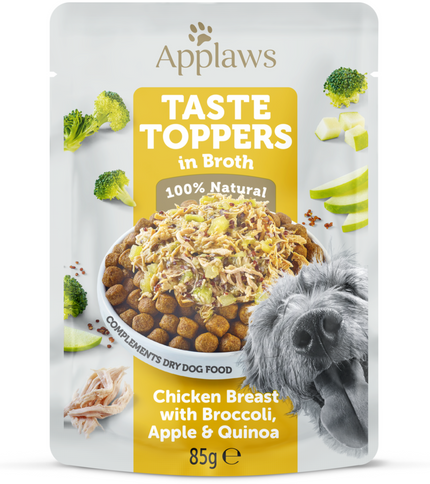 Applaws Taste Toppers - m. kylling, broccoli, æble & quinoa sauce 85g