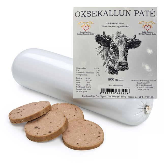 Luksushund - Oksekallun paté, 800 gram