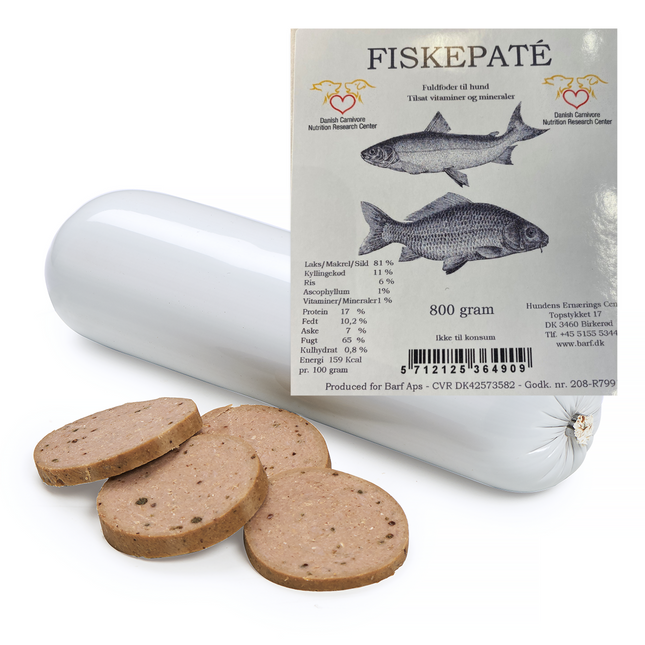 Luksushund - Fiske paté, 800 gram