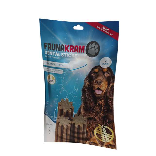 Faunakram - Kornfri Dental Sticks 7 stk. 180g (BF 8/8)