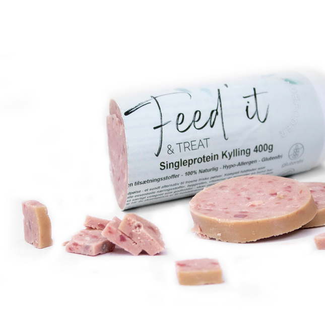 Feed'it & Treat - Singleprotein Kylling, 800g