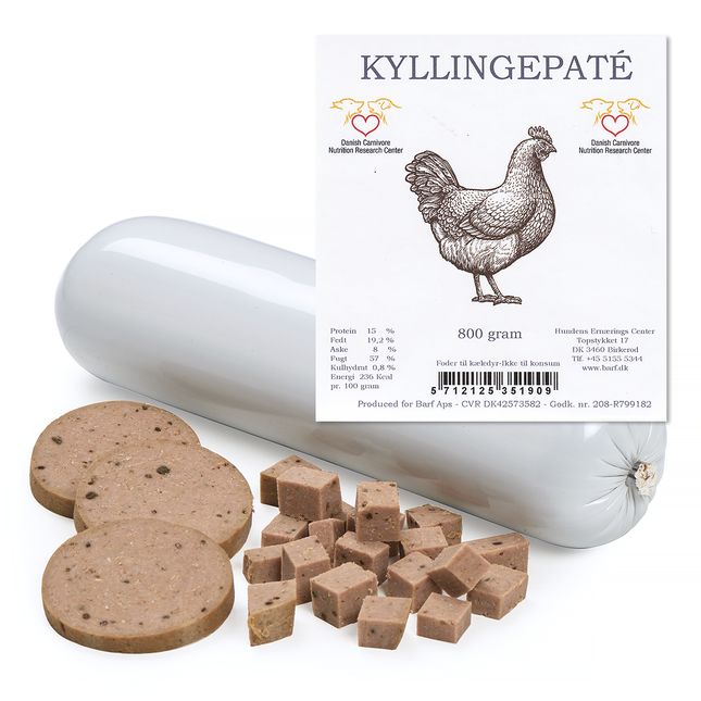 Luksushund - Kyllinge paté, 800 gram