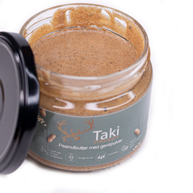 Taki Collagen - Peanutbutter m. gevirpulver 300g