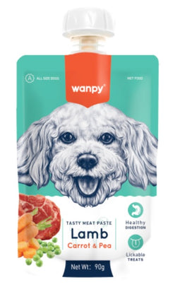 Wanpy - Tasty Meat Lamb, Carrot & Pea 90g