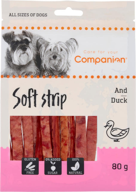 Companion -  Bløde strips m. and, 80g