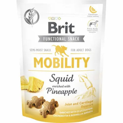 Brit - Mobilitets Godbidder m. Blæksprutte & Ananas 150g Brit