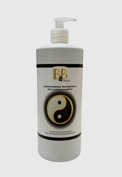 B&B Hundefrisørens professionelle Duo Carbon shampoo - 1000ml B&B