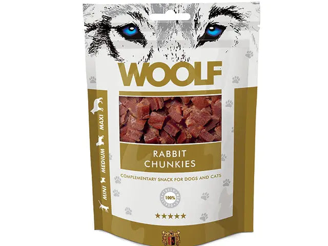 Woolf Kaninstykker - 100 gr. Woolf