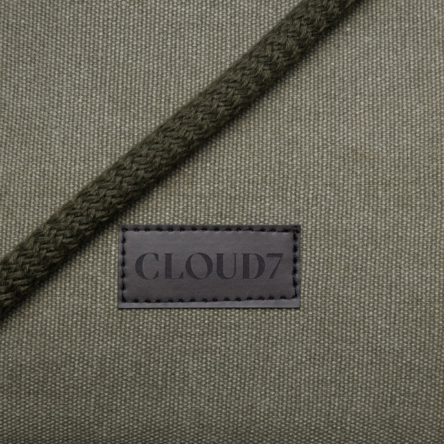 Cloud7 hundeseng - Rejseseng Canvas Olive