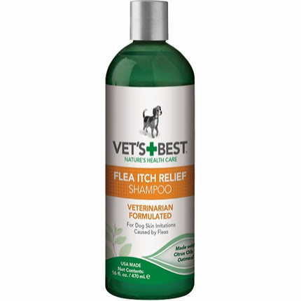 Vets Best - Flåt- og kløelindrende shampoo, 470ml